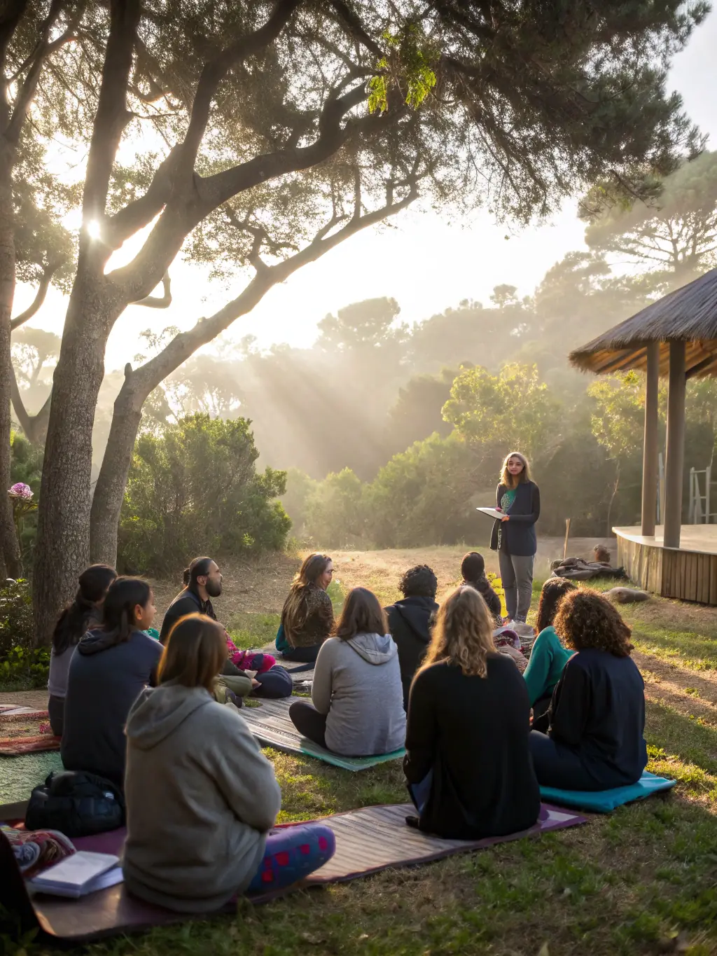 A photograph of SHMA members conducting a workshop on responsible hunting practices for new members, emphasizing education and sustainability.